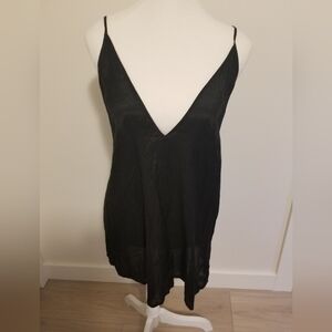 Free People Black Slip Dress